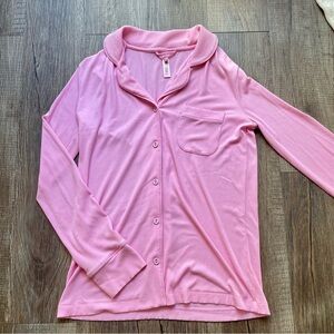 SKIMS Sleep Long Sleeve Button Up